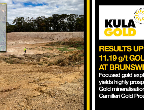 Brunswick Exploration Update – Results up to 11.19 g/t Gold at new Camilleri Prospect